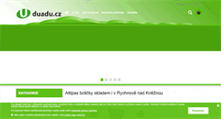 Desktop Screenshot of duadu.cz