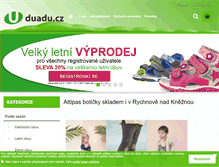 Tablet Screenshot of duadu.cz